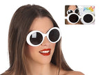 lunettes rondes rétro vintage blanc adulte