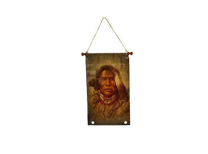 décoration murale d'indien 46cm