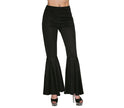 pantalon pattes d'éléphant noir femme