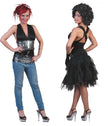 bustier à sequins noir et argent taille unique (34 à 40)