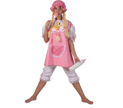 déguisement de gros bébé rose femme