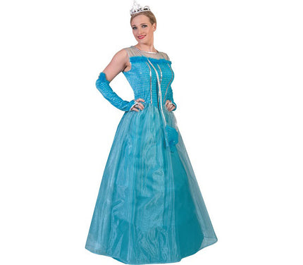 déguisement de princesse bleu femme