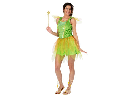 déguisement d'elfe fée eliane vert femme