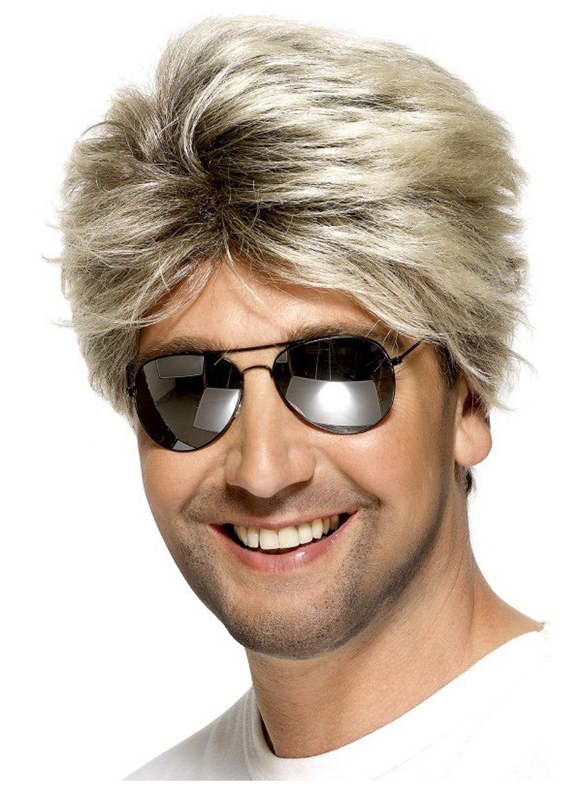 Perruque blonde courte