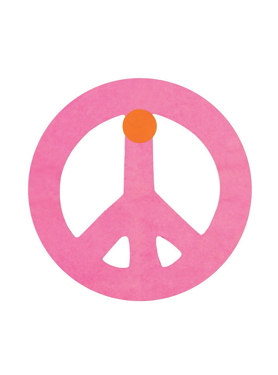 Guirlande multicolore symbole de paix