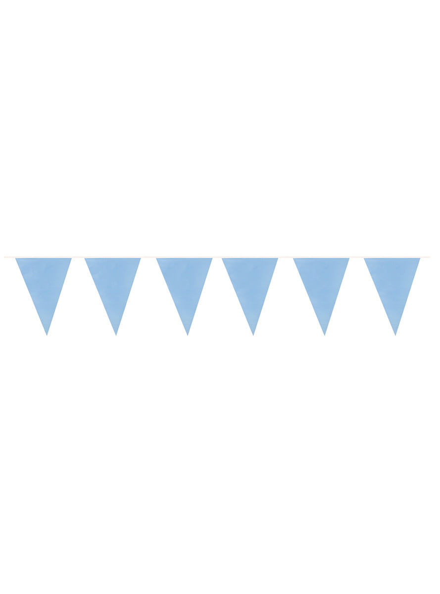 Guirlande fanions bleus