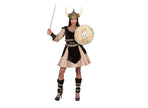 déguisement viking gaulois ragna 4pcs femme