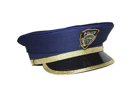 casquette de police enfant bleu marine