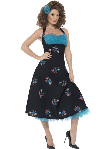 Déguisement Cha cha DiGregorio Grease femme