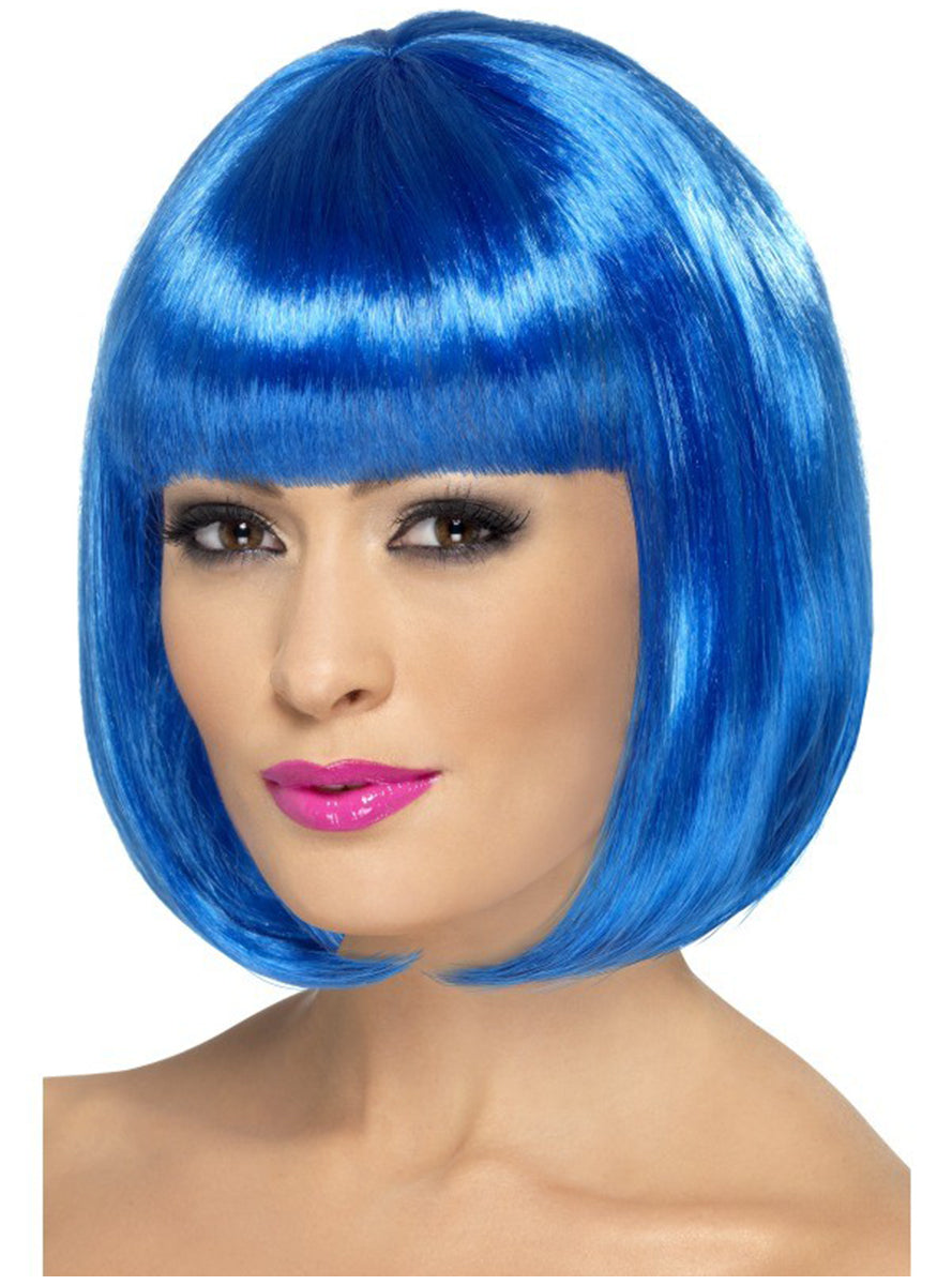 Perruque Partyrama bleu