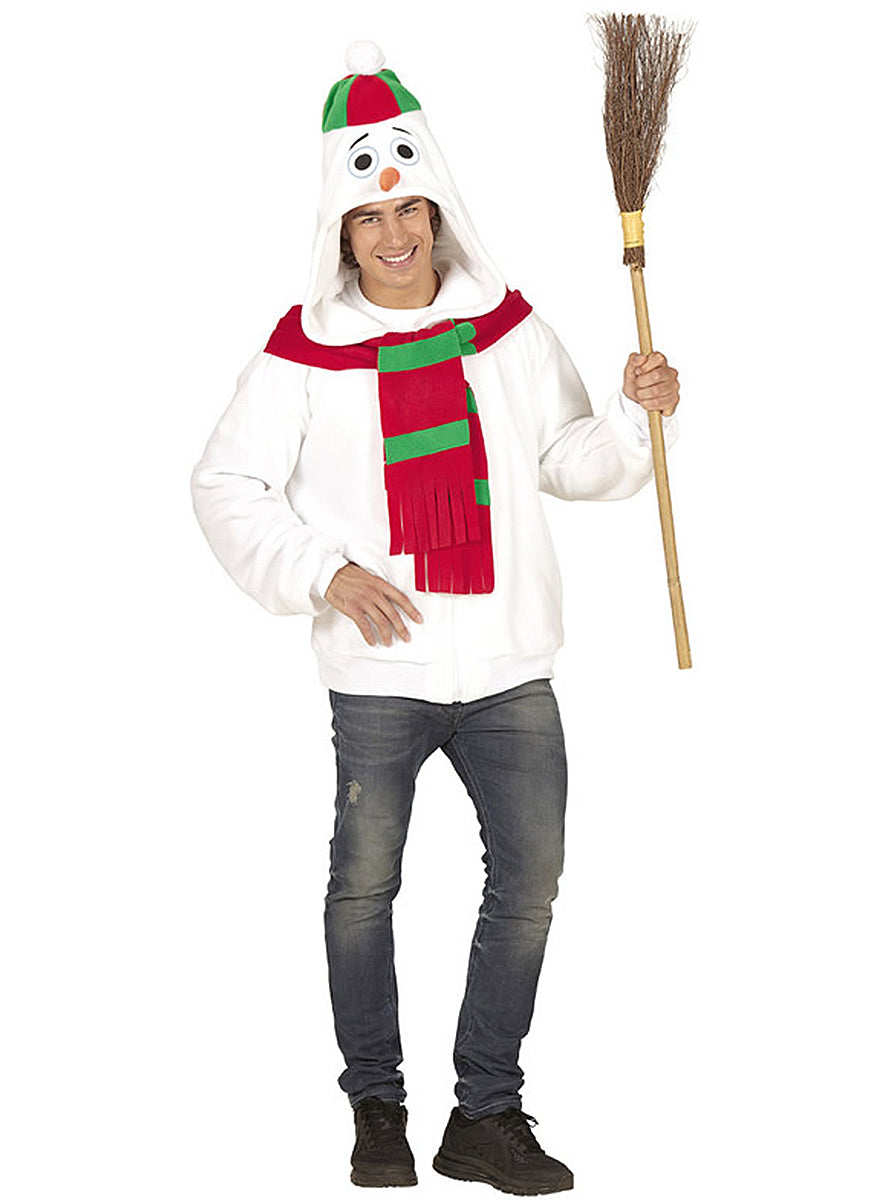 Veste bonhomme de neige grande taille adulte