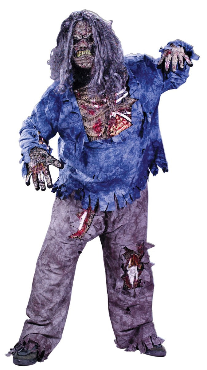 Déguisement monstre zombie terrifiant homme