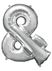 Ballon & argenté (86 cm)
