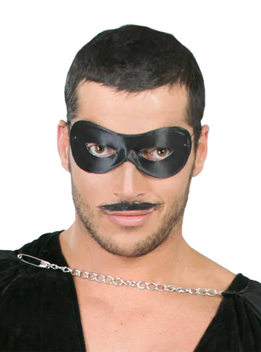 Masque pierrot noir