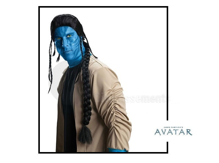 perruque avatar™ jake sully™ luxe adulte