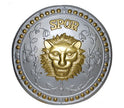 bouclier rond spqr lion 50cm