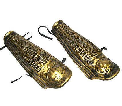 paire de protège-tibias de chevalier dorï