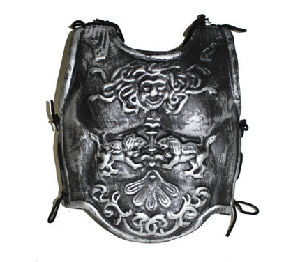 armure de chevalier avec gravures pour enfant