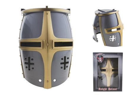 casque de chevalier croisé luxe enfant 25cm