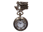 montre de poche métal steampunk bronze 4.5cm