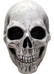 Masque tête de mort blanche en latex