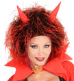 Perruque de Lucifer avec cornes pour adulte