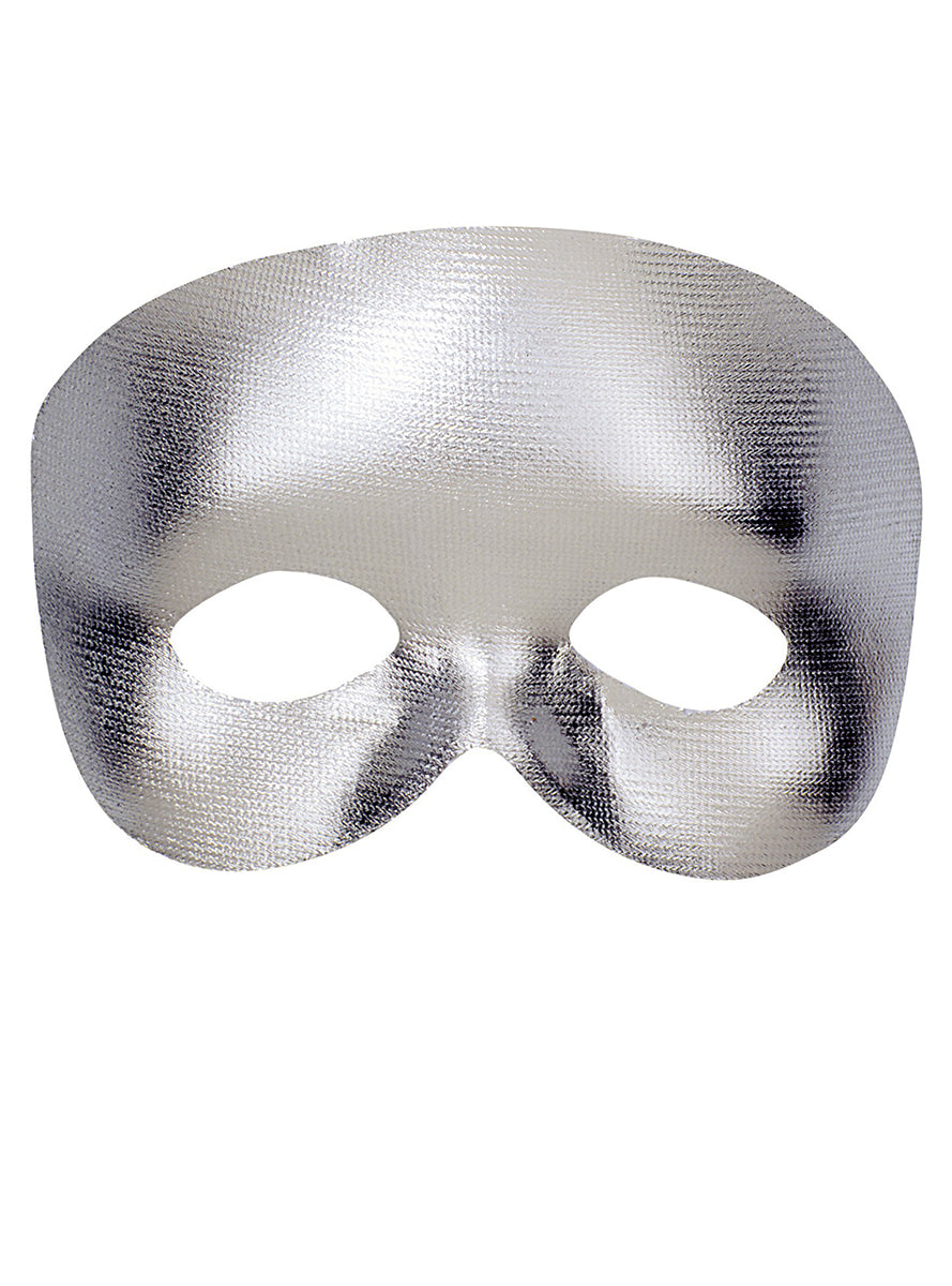 Masque argenté lisse