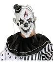 Masque de clown malin à cheveux et bonnet