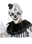 Masque de clown malin à cheveux et bonnet