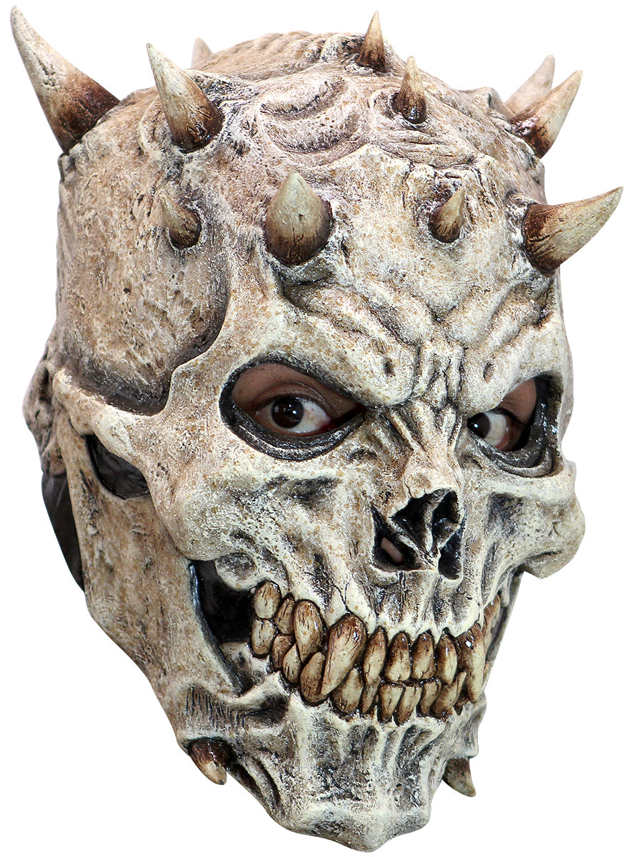 Masque squelette avec clous en latex adulte
