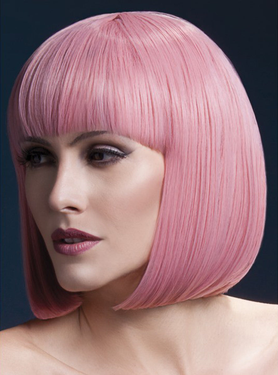 Perruque Elise rose pastel