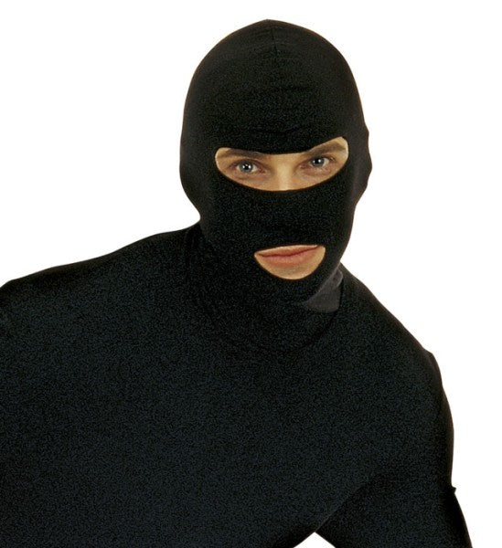 Cagoule noire de voleur