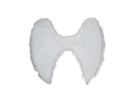 ailes d''ange plumes moyenne blanc new 60cm