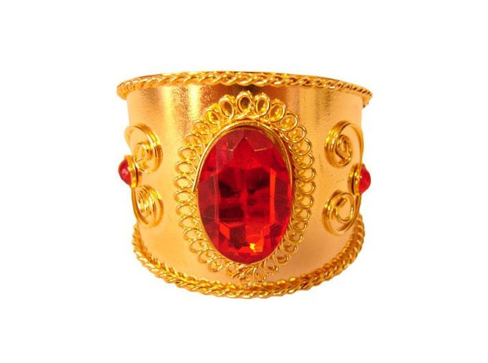 bracelet large métal avec pierre