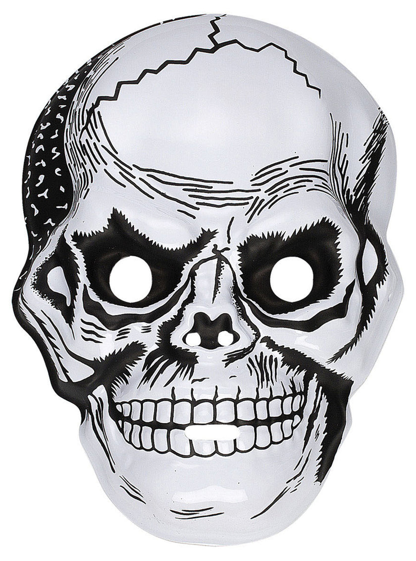 Masque tête de mort plastique homme