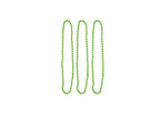 lot de 3 colliers de perles en plastique néon vert