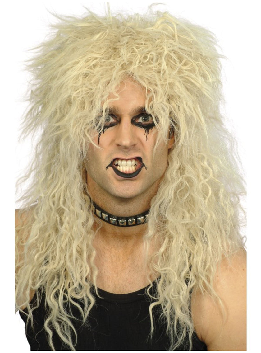 Perruque style métal 80's homme