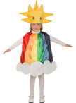 Déguisement arc-en-ciel ensoleillé enfant
