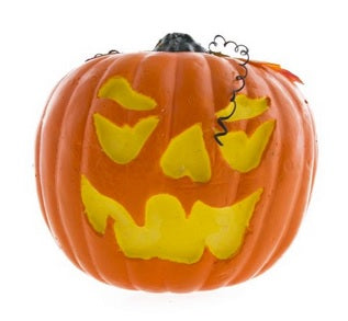 citrouille halloween orange 20x22cm