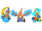 décoration murale clown mix 80cm