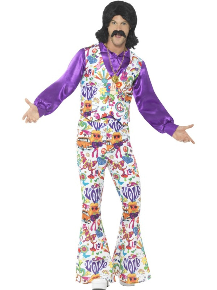 Déguisement 60’s coloré homme