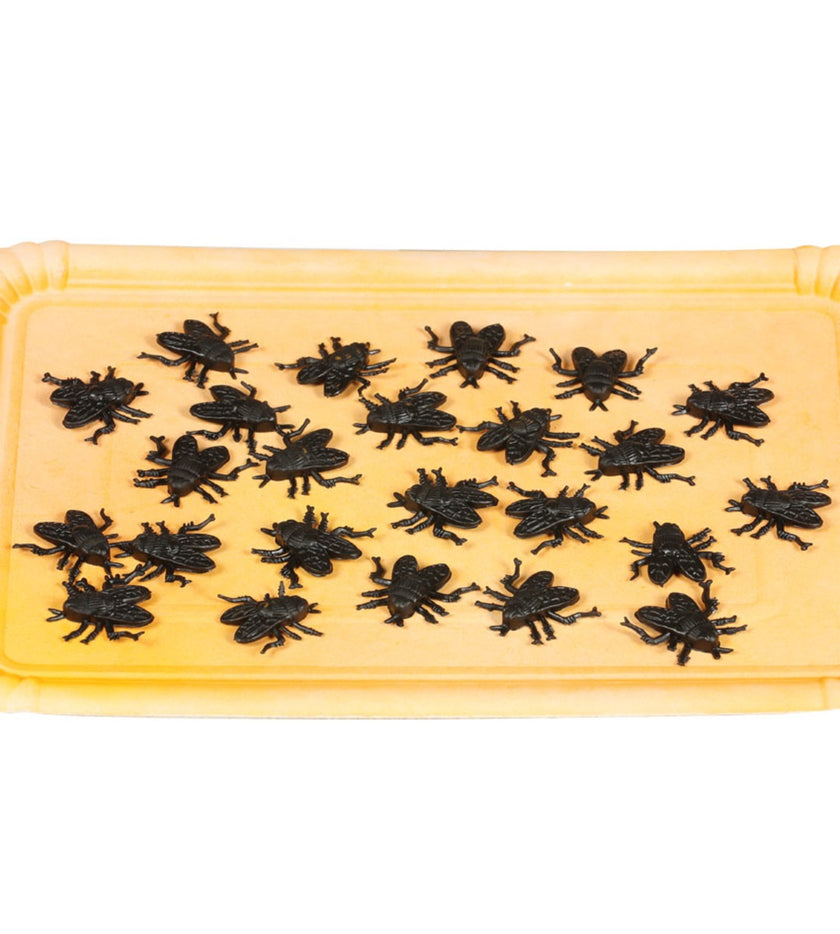 Sachet de 24 mouches décoratives
