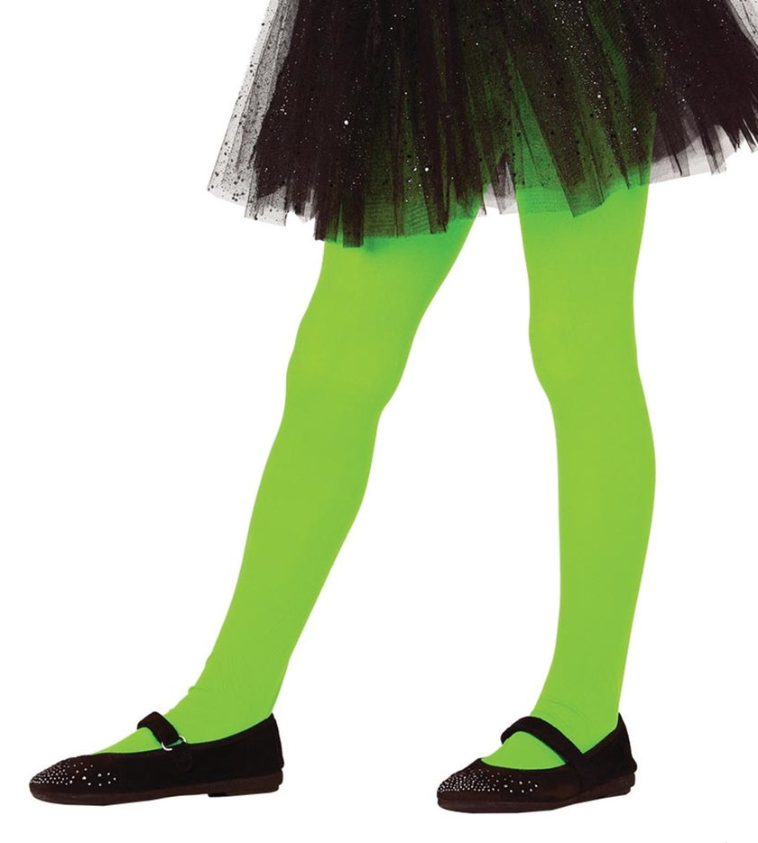 Collants verts enfant