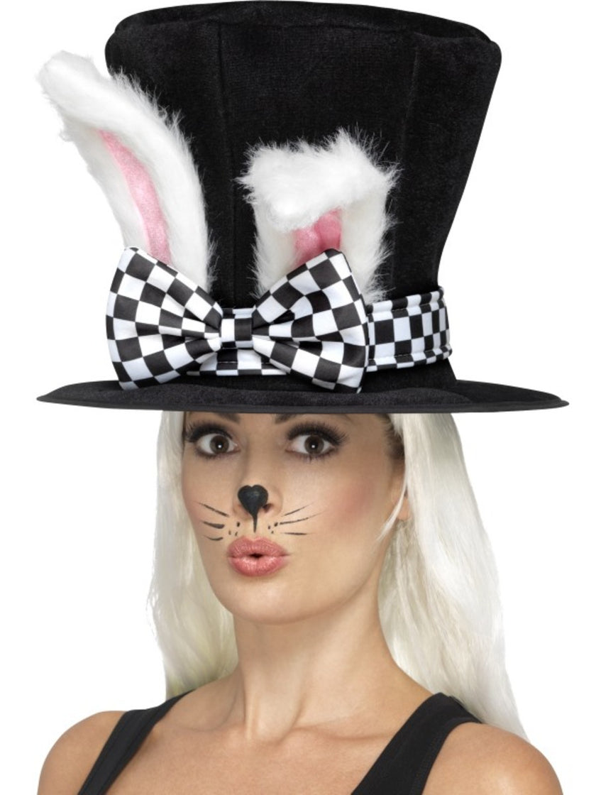 Chapeau lapin des merveilles adultes