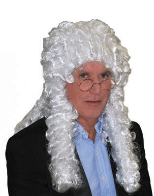 perruque de juge blanc