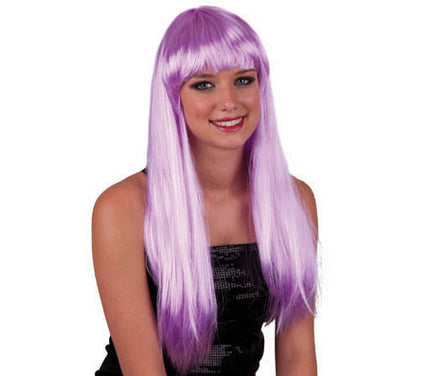 perruque cheveux longs pretty pony lila