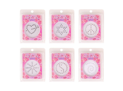 tatouage temporaire crystal brillant mix