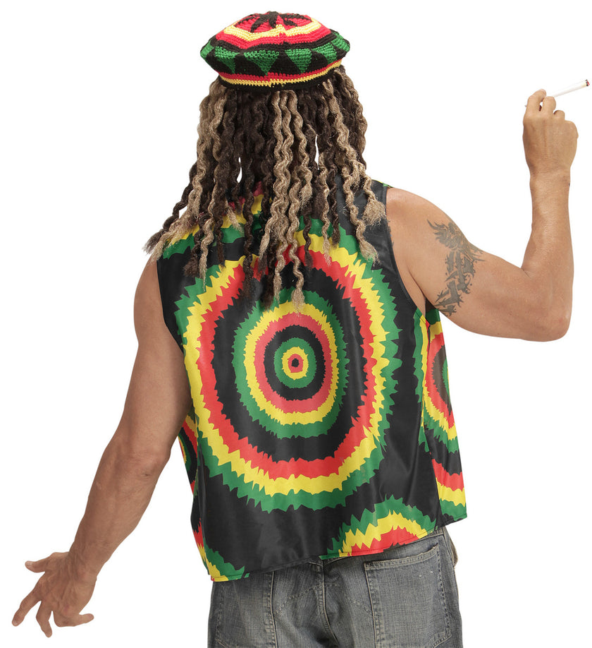 Déguisement rasta jamaïcain adulte
