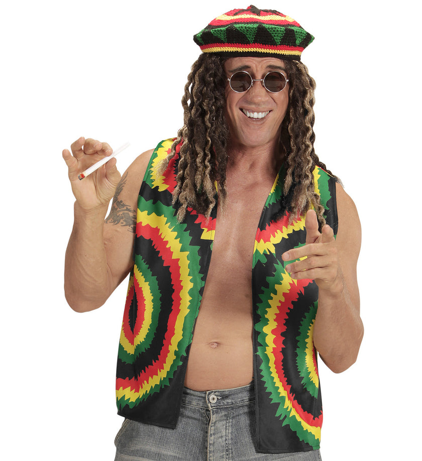 Déguisement rasta jamaïcain adulte