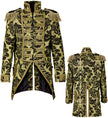 Veste dresseur de cirque dorée homme